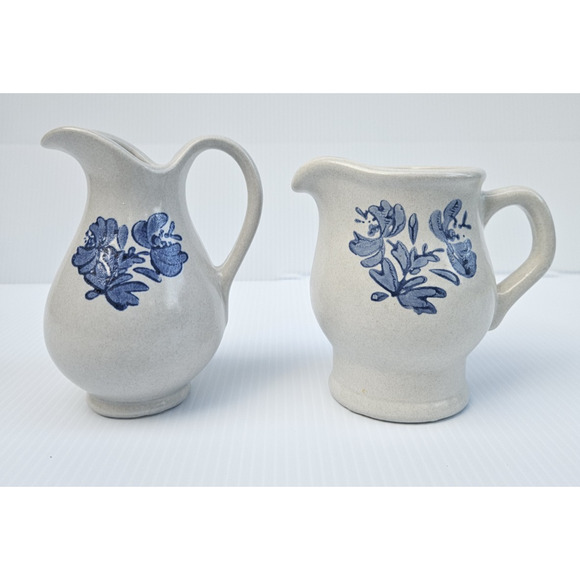 Pfaltzgraff Yorktowne Stoneware Coffee Pitcher & Creamer Jug Extremely Rare - Picture 1 of 6